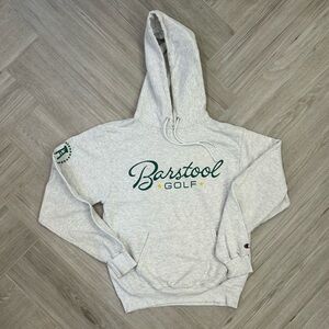 Champion Barstool Golf Gray Hoodie Small
